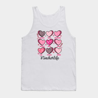 Teacher Valentines, Teacher Candy Hearts, Conversation Heart, Teacher Valentines Day, Retro Valentine, Teacher Life Tank Top